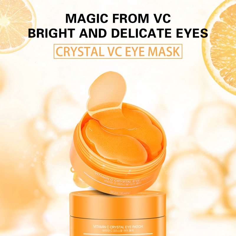 Set 60 Mặt Nạ Mắt SKIN EVER Vitamin C Pha Lê Dưỡng Ẩm Chống Lão Hóa Và Nếp Nhăn | BigBuy360 - bigbuy360.vn