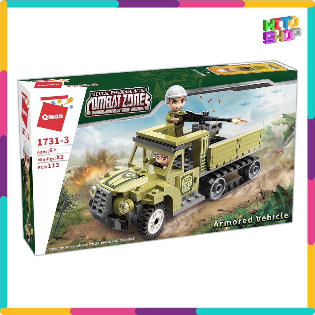 Bộ Đồ Chơi Xếp Hình Thông Minh Lego Qman Tổ Hợp Xe Ô Tô Máy Bay Quân Sự 1731 Cho Trẻ Từ 6 Tuổi Có Bán Lẻ Hộp Nhỏ