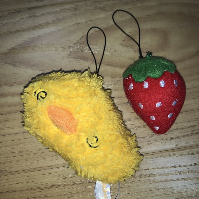 Móc khoá thú bông mini treo balo túi xách , điện thoại