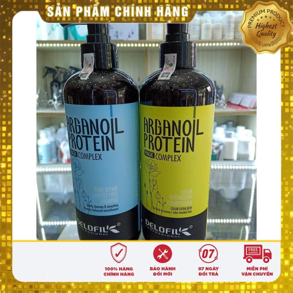 ⚡FREE SHIP⚡ 🌻Mã MINHSAN02 giảm 20k đơn 500k🌻Cặp Dầu gội xả phục hồi Delofil 500ml, 800ml