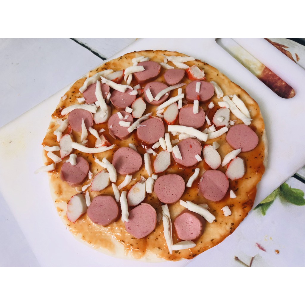 Đế bánh pizza + nguyên liệu làm bánh đủ size