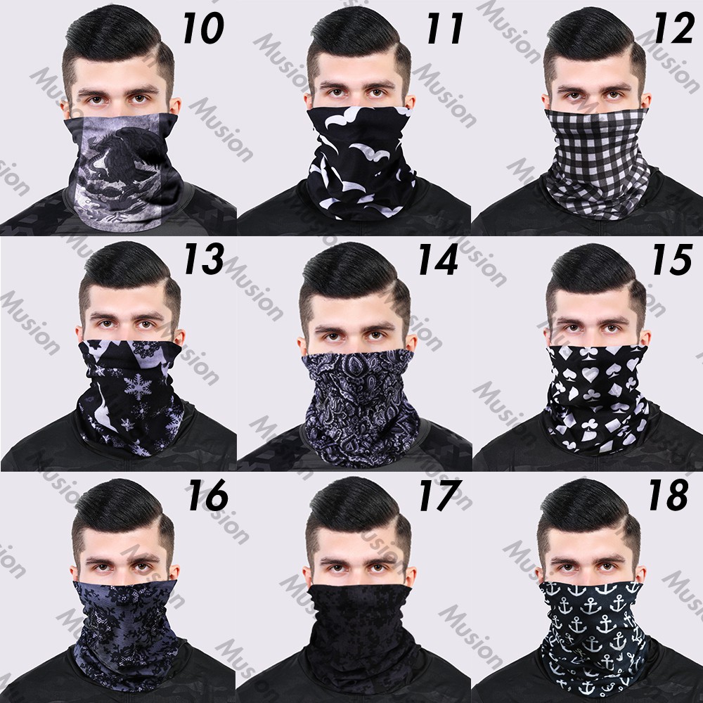 Khăn bịt mặt đa năng chống bụi/chống tia UV thấm hút mồ hôi khi đi xe máy/đi phượt