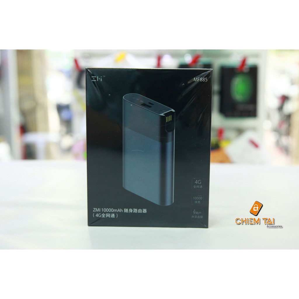 [Mã ELMSHX hoàn 8% xu đơn 500K] Bộ phát wifi di động từ sim 3G/ 4G kiêm sạc dự phòng ZMI MF885 | BigBuy360 - bigbuy360.vn