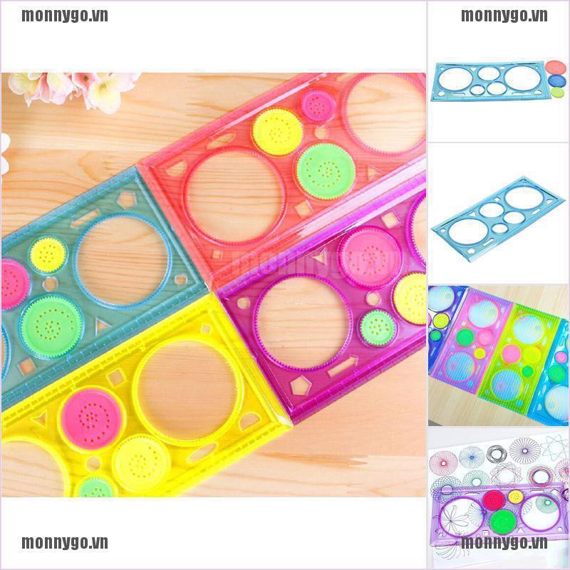 <monnygo+COD>1 Pcs Spirograph Geometric Ruler Drafting Tools Stationery Dra