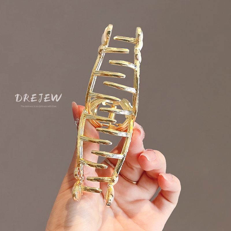 Kẹp tóc DREJEW hình bướm đính đá opal thiết kế thời trang Hàn Quốc cho nữ