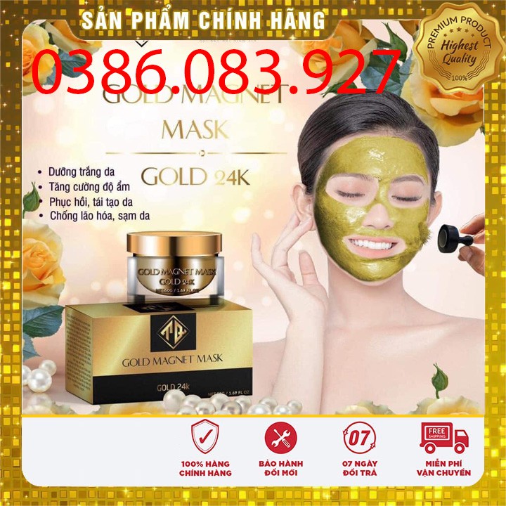 [Chính Hãng] nạ vàng từ tính 24k