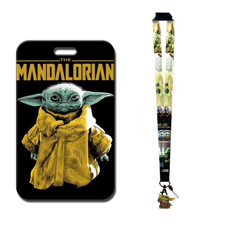 Túi đựng thẻ id có dây đeo cổ in hình star wars Darth Vader Card Holder