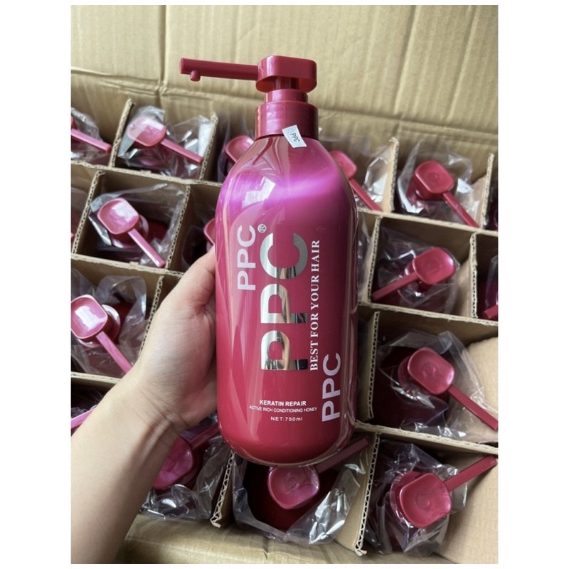 Phục hồi tóc PPC, Hấp dầu Keratin Cologen PPC,Hồi sinh tóc hư tổn.Bóng mượt, mùi nước hoa