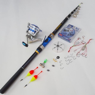 [FreeShip] Bộ cần shimano caro máy kim loại -  Bộ cần máy đứng tải cá lớn
