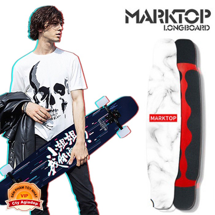 Ván trượt Longboard Marktop siêu xịn chuyên nghiệp (rộng 24cm dài 117cm)