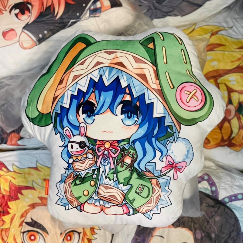 Gấu bông Yoshino Date A Live 2 mặt ảnh/Gối ôm ngủ Yoshino