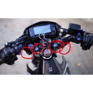 Ốc gắn ghi đông  M8*40 GR5 đầu probolt gắn bàn thờ satria , chảng 3 các loại xe ( sonic , raider , satria , msx )