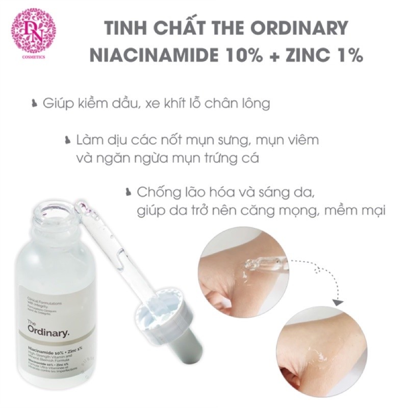 Tinh chất dưỡng da The Ordinary Niacinamide 10% + Zinc 1% 30ml | BigBuy360 - bigbuy360.vn