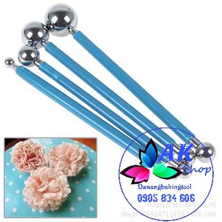 SET 4 DỤNG CỤ TẠO HÌNH FONTDANT INOX / 2600.002