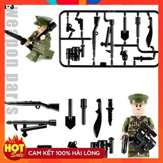 Đồ Chơi Một Vỉ Phụ Kiện Vũ Khí Cho Lính Phòng Hóa NO.804 - Phụ Kiện MOC Army