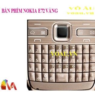 BÀN PHÍM NOKIA E72 MÀU VÀNG ZIN