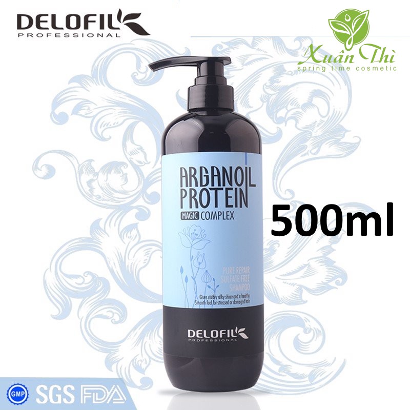 Dầu Gội Phục Hồi Dưỡng Ẩm DELOFIL Pure Repair 500ml