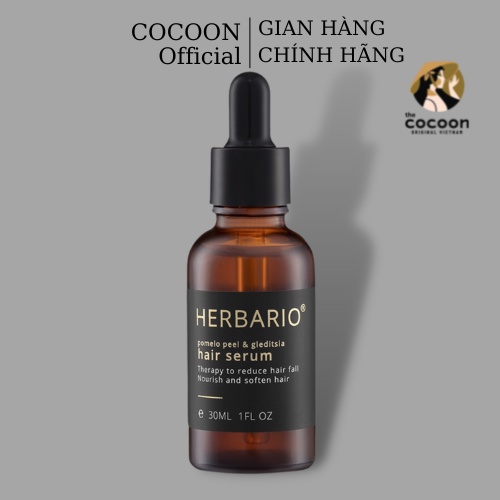 Serum mọc tóc Vỏ Bưởi và Bồ Kết Herbario 30ml