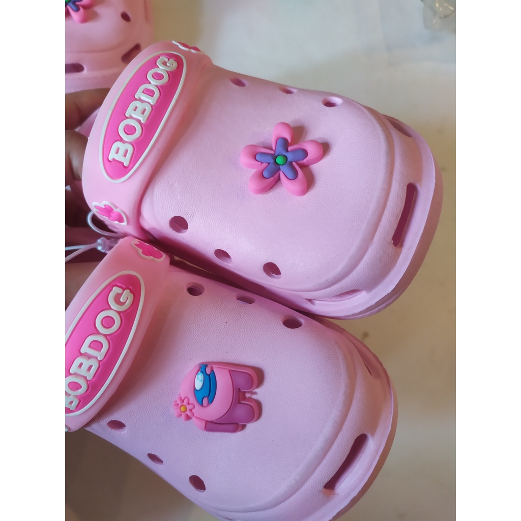 Dép sục Bobdog hồng cho bé