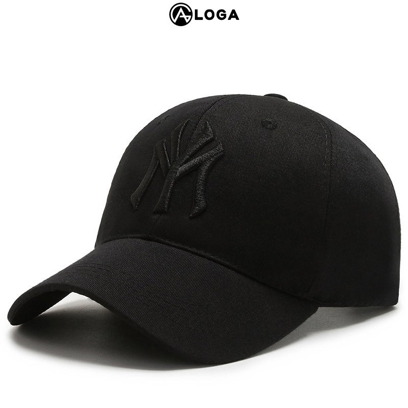 Nón lưỡi trai nam nữ, nón kết Unisex, thêu chữ NY (NewYork Yankee) của Loga Store M008