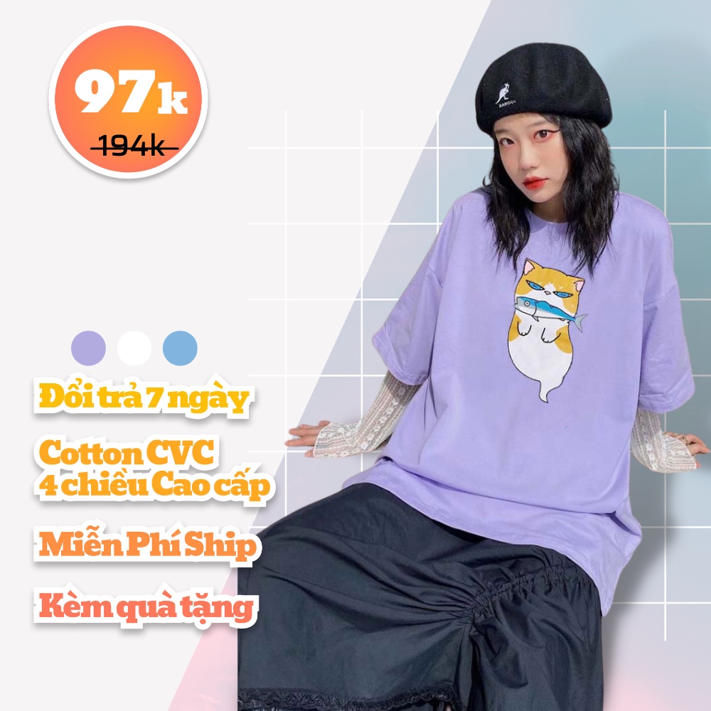 Áo Thun Tay Lỡ ZShop Phông Unisex Nam Nữ Cotton CVC 4 Chiều Oversize Form rộng, Áo Thun Nữ Đẹp Basic Cute Cá Tính ZP03 . | BigBuy360 - bigbuy360.vn