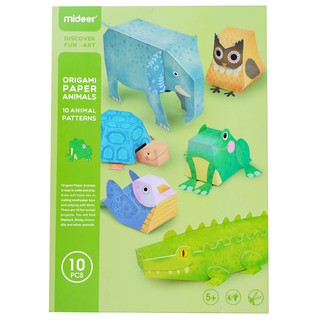 Bộ Gấp Giấy Origami 3D Mideer Động Vật Hoang Dã