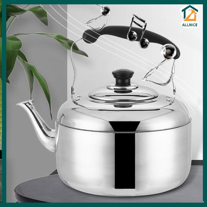 5L Ấm đun nước 4Lít inox 304 cao cấp sôi báo còi siêu to