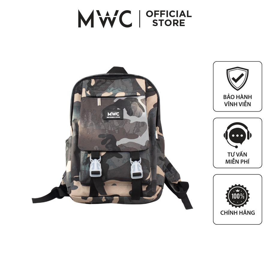 Balo MWC 1079 - Balo Vải Thời Trang Chống Nước Đựng Laptop Đồ Dùng Cá Nhân Siêu Tiện Ích BALO