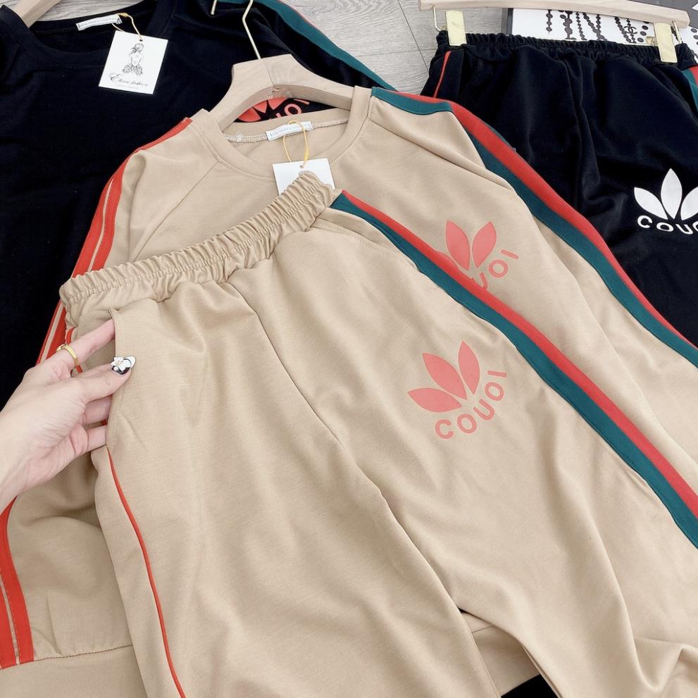 [ 𝐅𝐑𝐄𝐄 𝐒𝐇𝐈𝐏 ] BỘ THỂ THAO SỌC 3 LÁ CHỮ SIÊU CHẤT