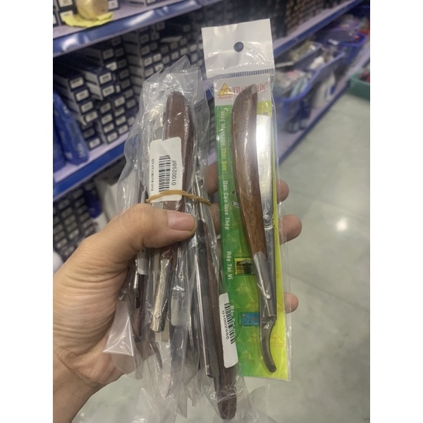 Dao cạo mặt , cạo râu , cạo lông mày cán gỗ A025