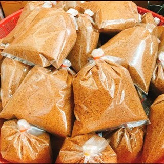 Muối Tôm (nhuyễn) trộn bánh tráng Tây Ninh