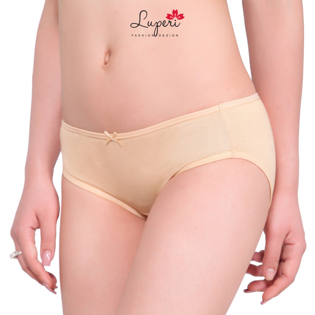 Quần Lót Nữ Cotton Luperi Dáng Bikini Cạp Lưng Cao Vừa Chất Liệu Co Giãn Mềm Mại Thoáng Mát Khử Mùi Kháng Khuẩn SP71 | BigBuy360 - bigbuy360.vn