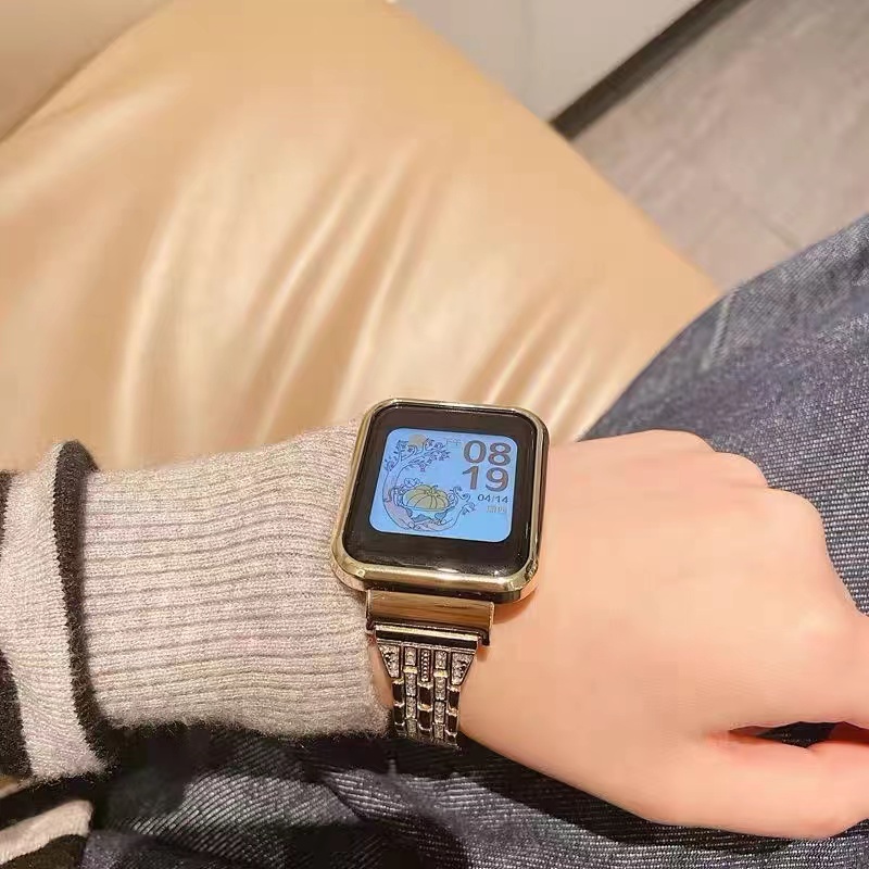 Dây Đeo Inox Siêu Mỏng Cho Đồng Hồ Thông Minh Apple Watch 44mm 40mm 45mm 41mm 42mm iwatch series 7 6 se 5 4