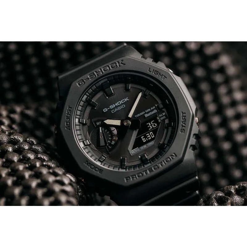 Đồng Hồ Nam Dây Nhựa Casio G-Shock GA-B2100-1A1DR Chính Hãng - Pin Năng Lượng Mặt Trời - GA-B2100-1A1 Bluetooth