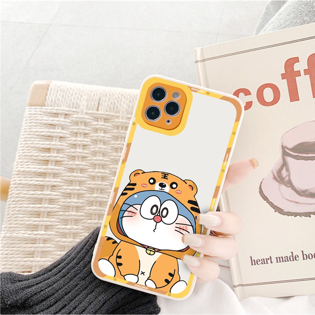 Ốp lưng iphone Doretiger trong cạnh vuông 6/6plus/6s/6splus/7/7plus/8/8plus/x/xr/xs/11/12/13/pro/max/plus/promax