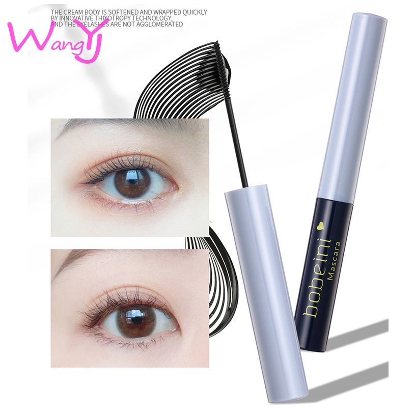 Mascara trang điểm lông mi đầu cọ mịn siêu mịn chống nước lâu trôi không nhòe tự nhiên