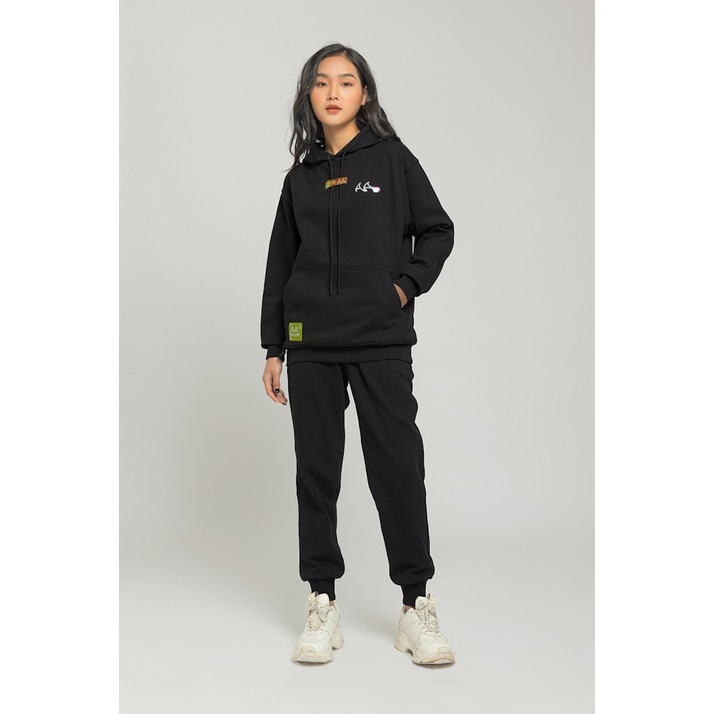 Áo Hoodie Nỉ Mũ Unisex BOO Dáng Oversized  In Graphic AA BOOLAAB Phong Cách