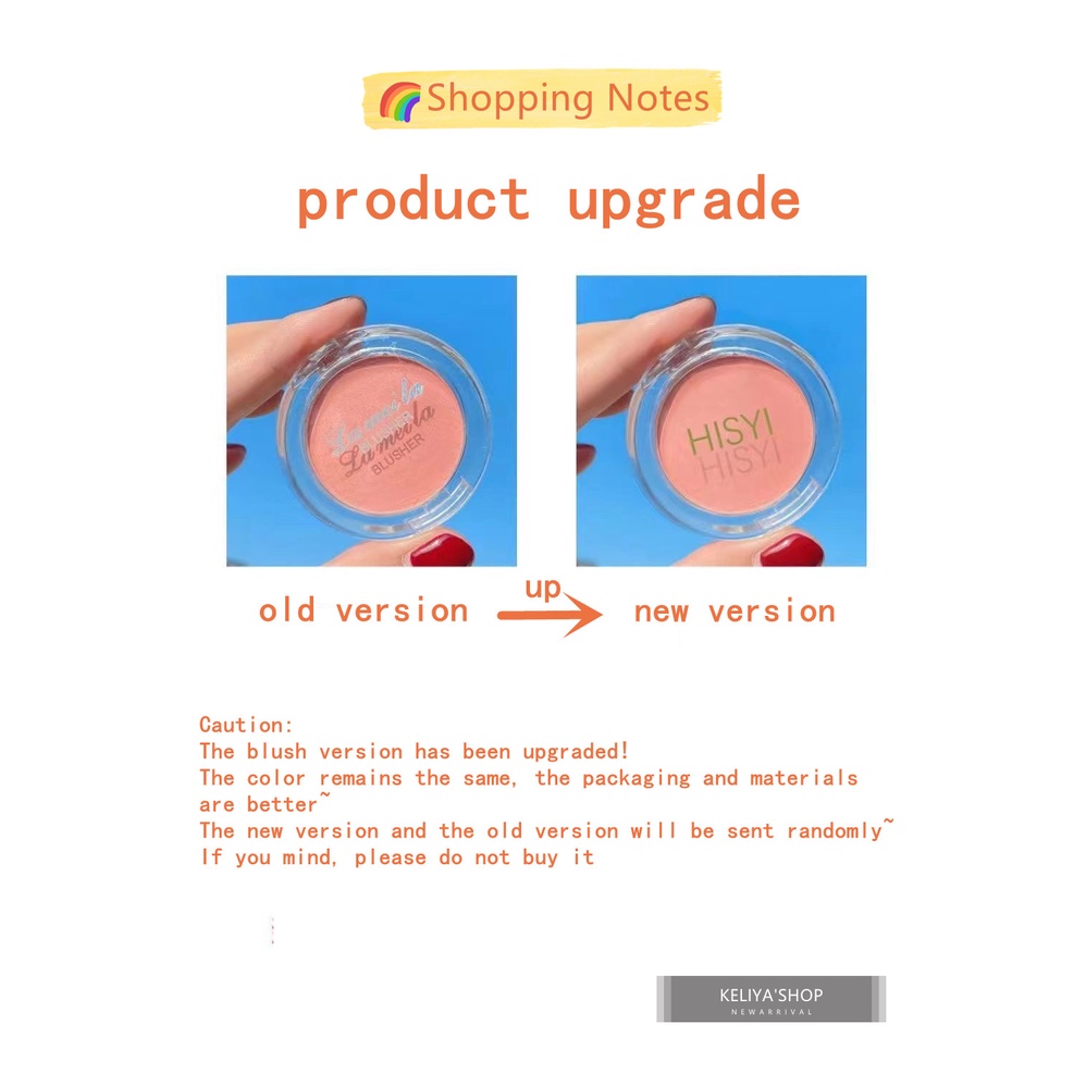 Phấn Má Hồng Lameila Một Màu Làm Sáng Da Tự Nhiên