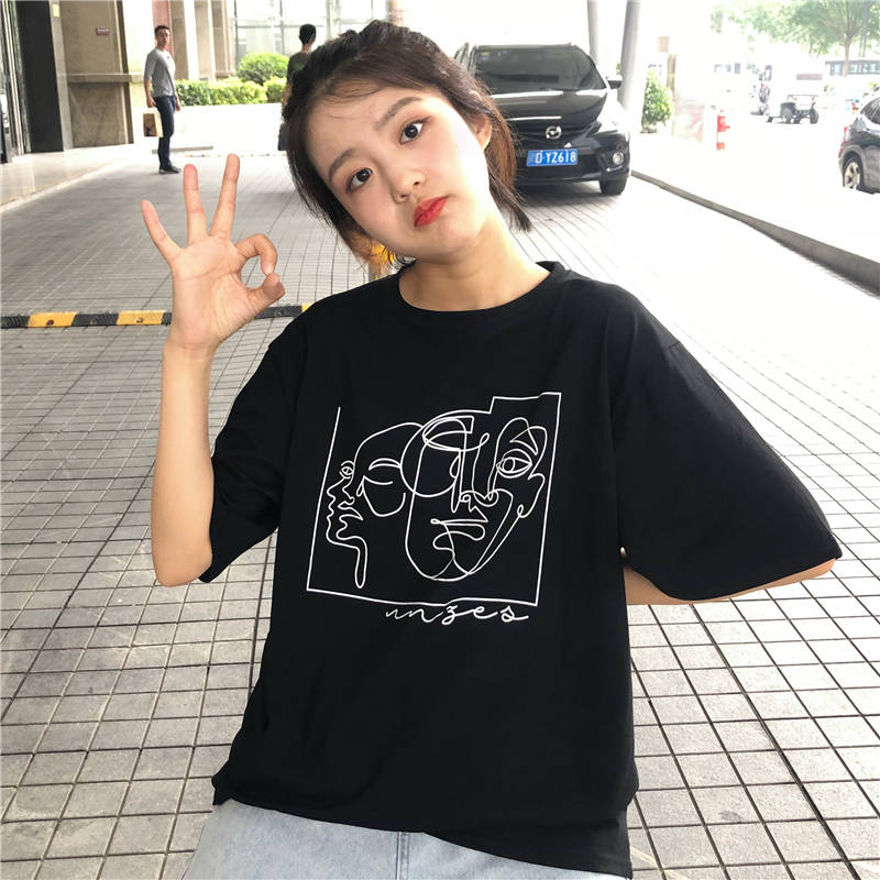 NRVP Áo thun nữ cổ tròn tay ngắn thời trang 2021