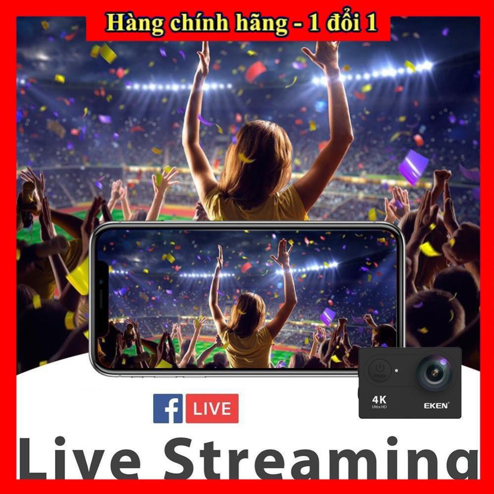 ✔️ [Top sale] -  Camera Hành Trình 4K Ultra HD Wifi Kết Nối Với Điện Thoại Live Stream Eken H9R