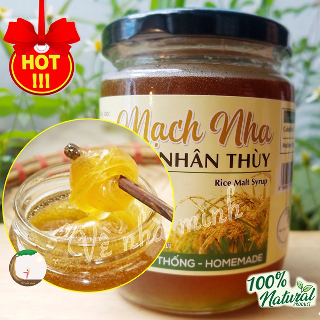 MẠCH NHA ĐƯỜNG HỮU CƠ NGUYÊN CHẤT NHÂN THÙY 200ML Vị ngọt truyền thống dùng trong ăn uống dưỡng sinh nấu chè làm bánh... | BigBuy360 - bigbuy360.vn