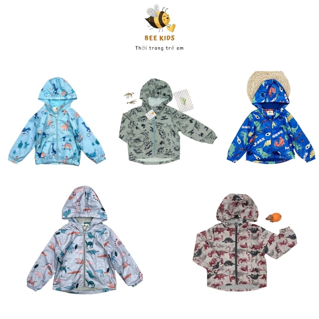 Áo khoác trẻ em, áo gió bé trai chất dày dặn 2 lớp, nhiều màu, size 6-10 tuổi - BEEKIDS
