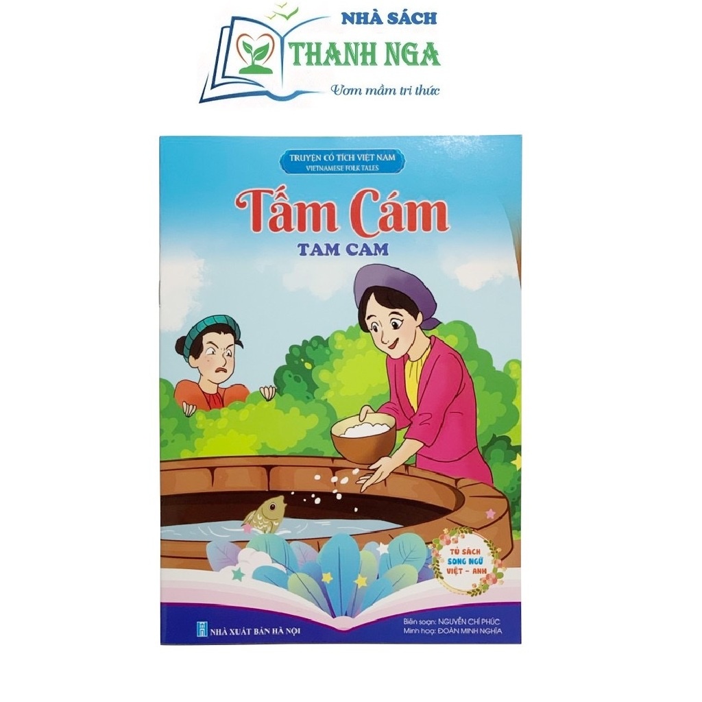 Sách - Truyện cổ tích Việt Nam chọn lọc - Truyện Song ngữ Việt - Anh (túi 8 cuốn)