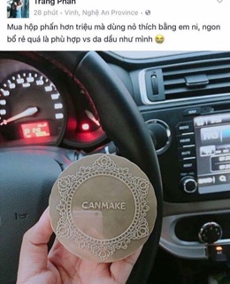 Phấn phủ kiềm dầu Canmake