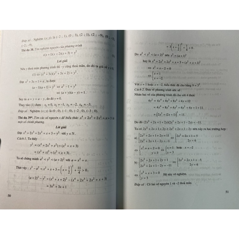 Sách Phương Trình Nghiệm Nguyên Và Kinh Nghiệm Giải