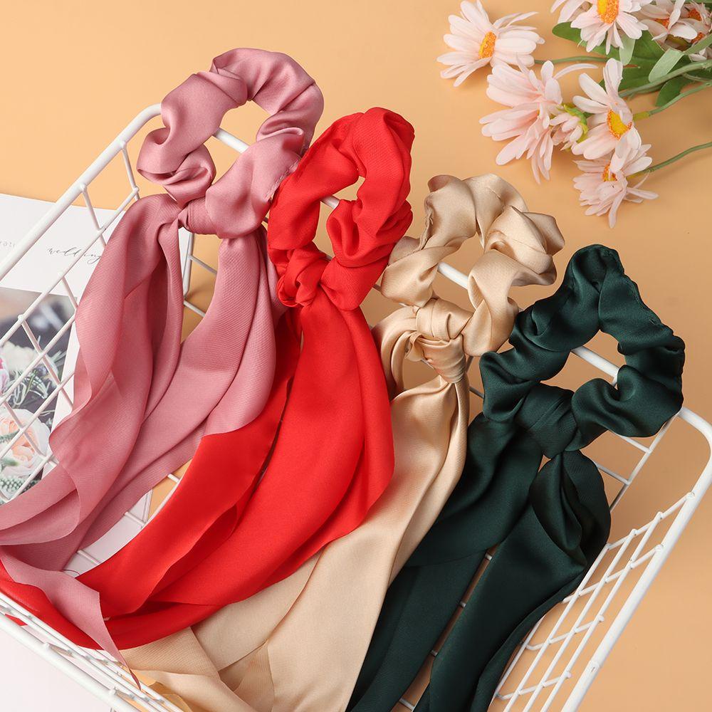 Dây Buộc Tóc Ruy Băng Dài Thắt Nơ Thời Trang