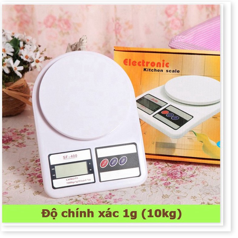 Cân điện tử cân nhà bếp cân tiểu ly Electronic Kitchen Scale 10kg SF 400