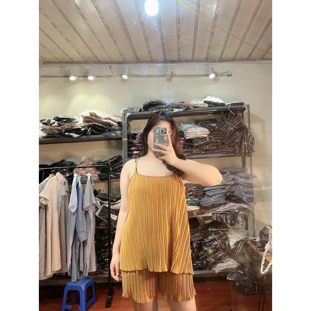 Bộ dập li Bigsize nữ 2 dây mềm mát nhẹ nhàng thoải mái mặc hè