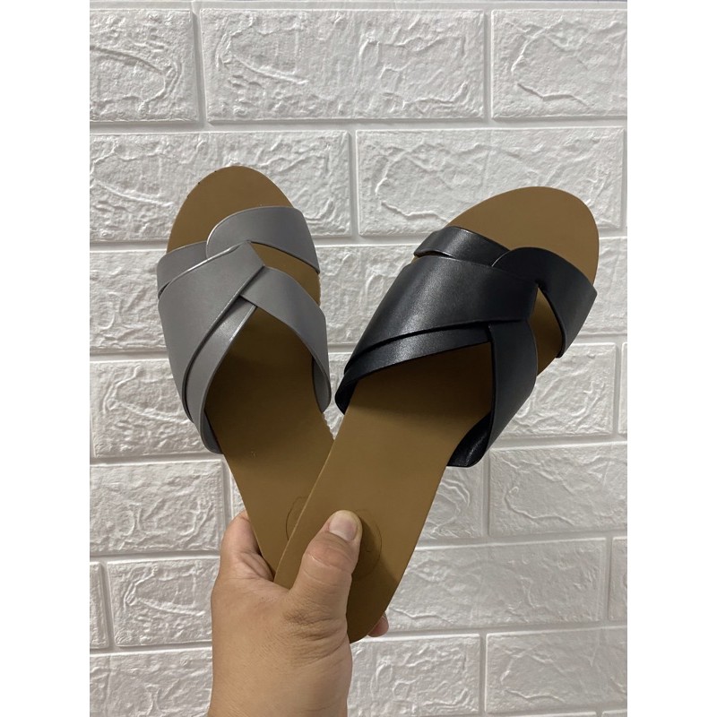 Dép nữ quai xếp ngang tinh tế bigsize 35-43