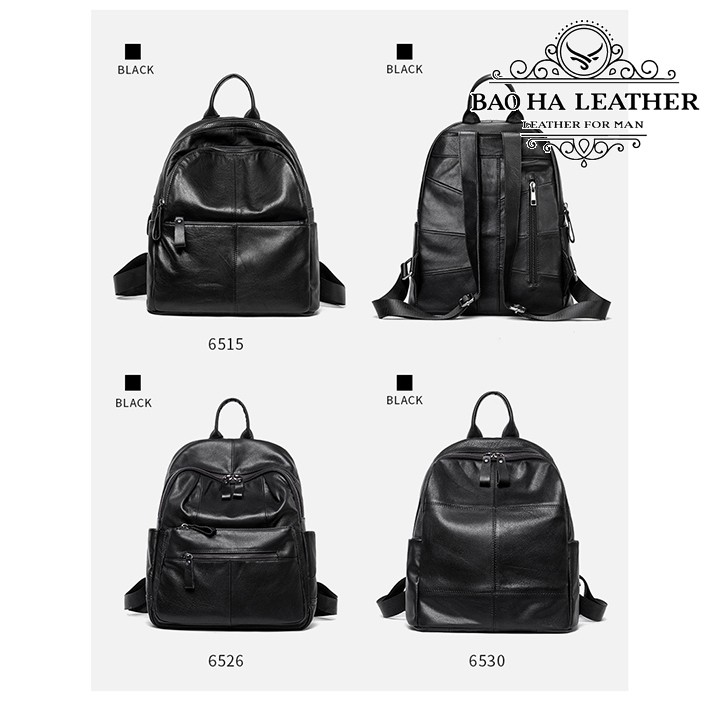 Balo nữ thời trang BHM6515 Da bò thật